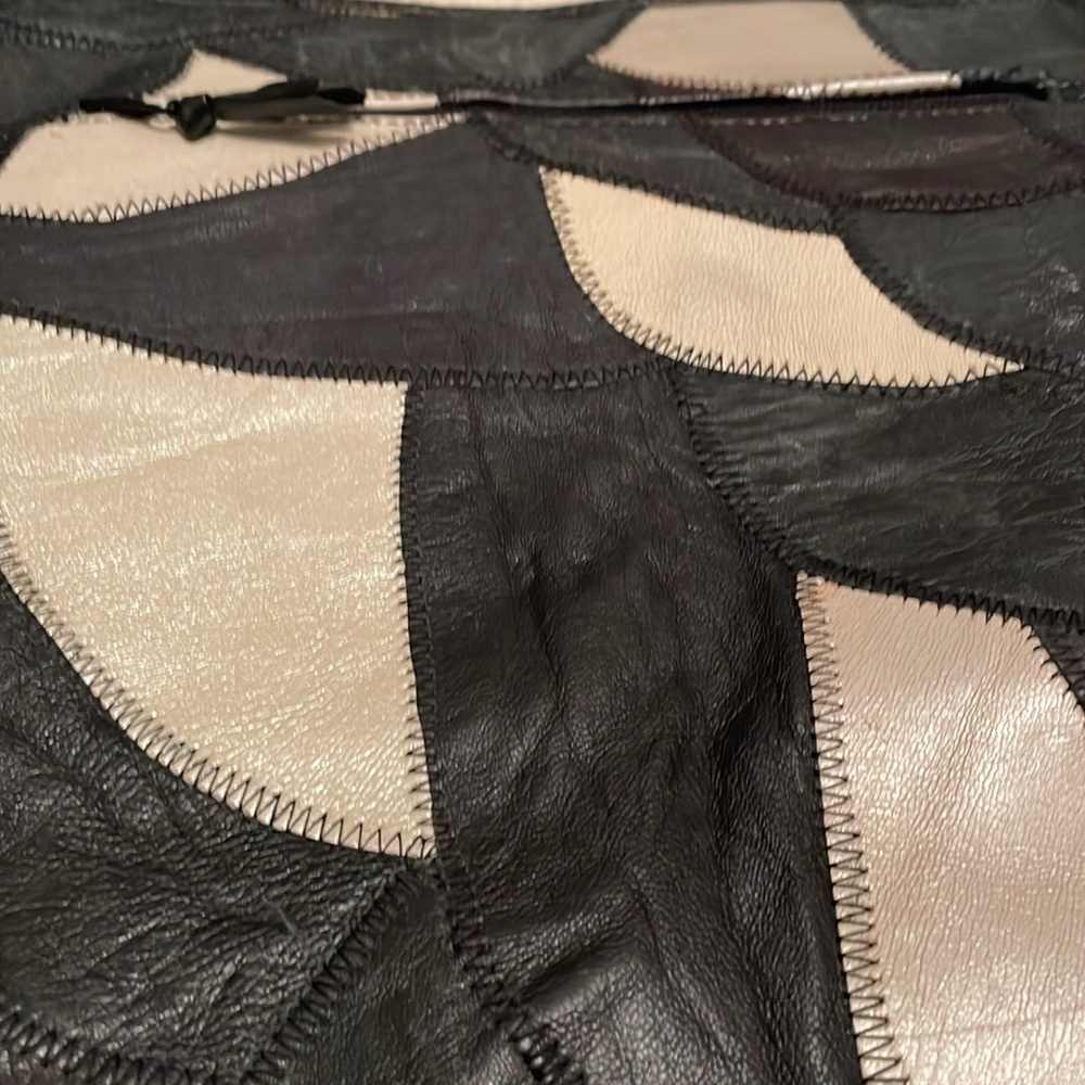 Leather Patchwork Tote - image 5